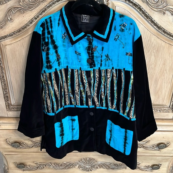 Velvet jacket - Picture 1 of 11